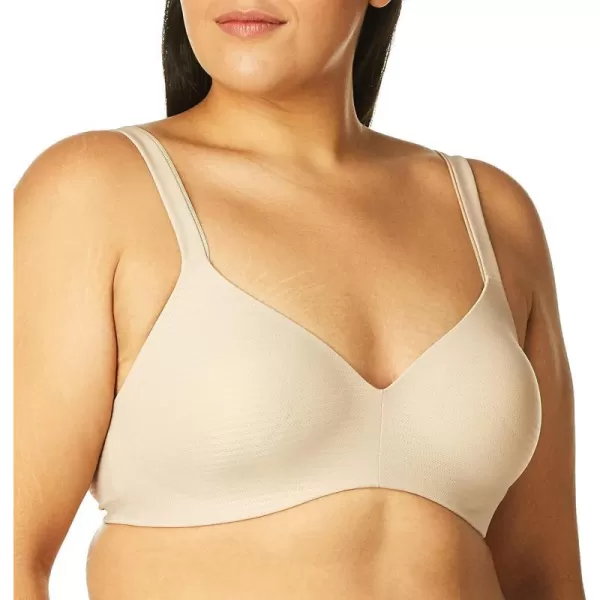 Hanes Womens Wireless MoistureWicking TShirt Bra Wirefree Convertible Bra Retired ColorsOatmeal Heather