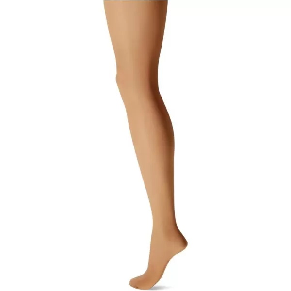 Leggs Womens Energy 3 Pack Control Top Sheer Toe Panty Hose3 Gold Beige 3pack