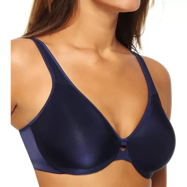 Lilyette by Bali Womens Plunge Into Comfort Keyhole Minimizer Bra LY0904Sailor Blue