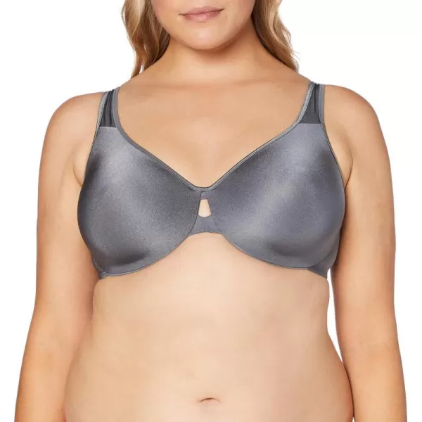 Lilyette by Bali Womens Plunge Into Comfort Keyhole Minimizer Bra LY0904Silver Lining