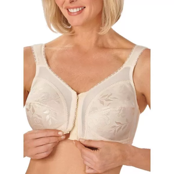 Playtex Womens 18 Hour WireFree Bra Womens Flex Back Bra Womens FrontClose Bra US4695Light Beige