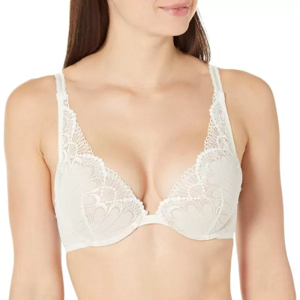 Wonderbra Womens Refined Glamour Triangle Underwire Pushup BraIvory