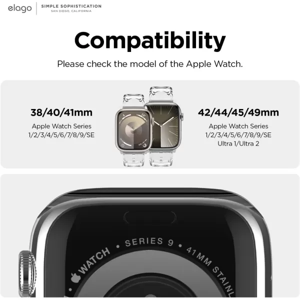 elago BT21 Band Compatible with Apple Watch Band 38mm 40mm 41mm 42mm 44mm 45mm 49mm compatible with iWatch Series Ultra2UltraSE9876SE54321 Soft Protective Strap Official MerchandiseRJ