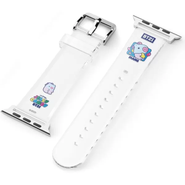 elago BT21 Band Compatible with Apple Watch Band 38mm 40mm 41mm 42mm 44mm 45mm 49mm compatible with iWatch Series Ultra2UltraSE9876SE54321 Soft Protective Strap Official MerchandiseMANG