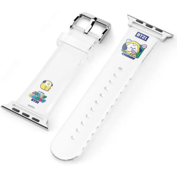 elago BT21 Band Compatible with Apple Watch Band 38mm 40mm 41mm 42mm 44mm 45mm 49mm compatible with iWatch Series Ultra2UltraSE9876SE54321 Soft Protective Strap Official MerchandiseCHIMMY