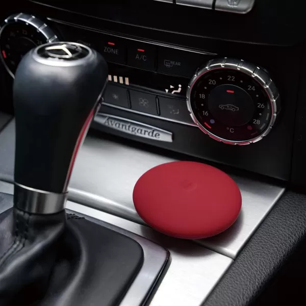 elago Ellipse Silicone Diffuser English Lavender Red  Multipurpose Air Fresheners Fragrance Control Reusable Gel Pad Stand Glass DropperRed