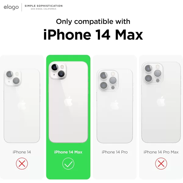 elago Magnetic Hybrid Clear Case Compatible with iPhone 15 Plus Case Compatible with MagSafe 67 US Military Grade Drop Protection PC  TPU Hybrid Technology Reduced Yellowing WhiteClear