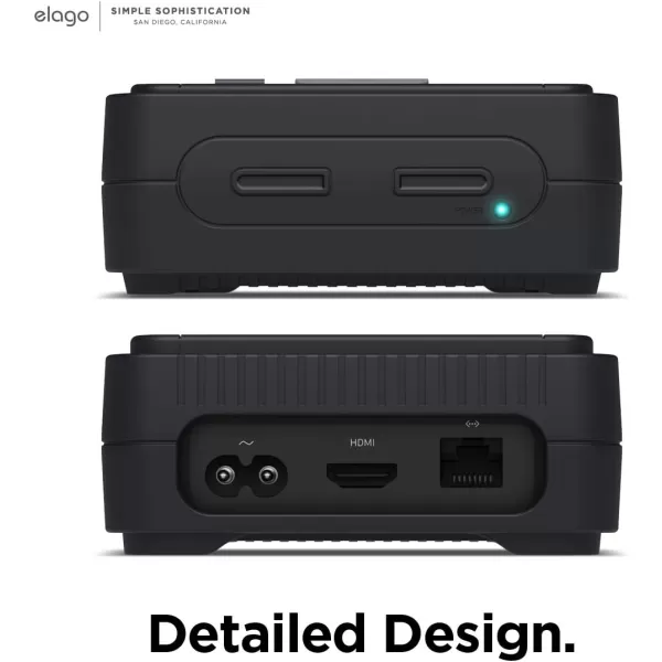 elago T4 Case Compatible with Apple TV 4K 2021 and Compatible with Apple TV HD  Compatible with All Apple TV Models  Except for 2022 Apple TV 4KBlackBlack