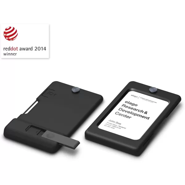 elago iD1 USB ID Card Holder reddot Design Award Winner 2014  Dark Grey USB Flash Drive Not IncludedBlack