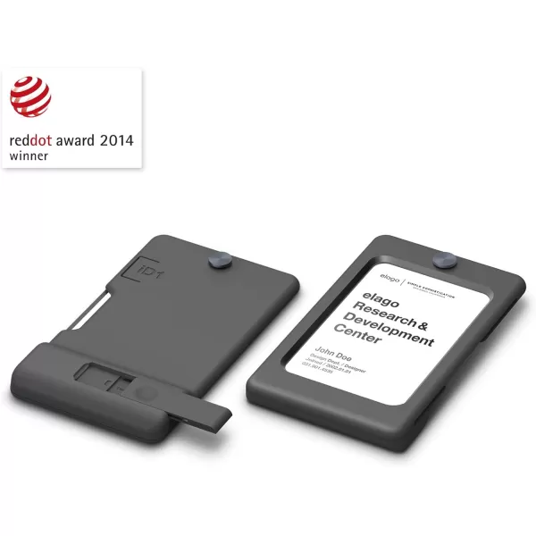 elago iD1 USB ID Card Holder reddot Design Award Winner 2014  Dark Grey USB Flash Drive Not IncludedDark Grey