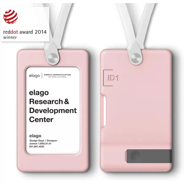 elago iD1 USB ID Card Holder reddot Design Award Winner 2014  Dark Grey USB Flash Drive Not IncludedLovely Pink