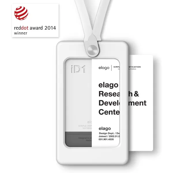 elago iD1 USB ID Card Holder reddot Design Award Winner 2014  Dark Grey USB Flash Drive Not IncludedWhite