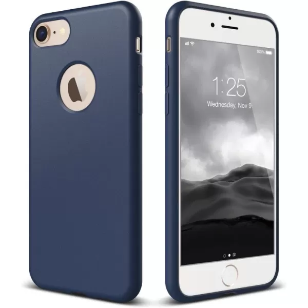 elago iPhone 8  iPhone 7 Case Slim Fit SoftJean Indigo  Robust TPUMinimalisticTrue Fit