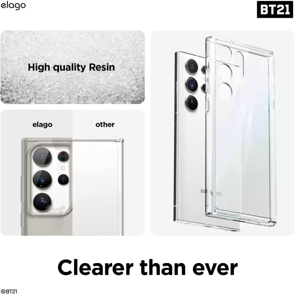 elago  BT21 minini Compatible with Samsung Galaxy S23 Ultra Silicone Case Precise Camera Cutouts Drop Protection Shockproof Protective Cover 68 inch Mint Official MerchandiseMint Toy