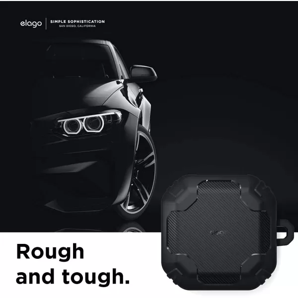 elago Armor Case Compatible with Samsung Galaxy Buds FE Case 2023  Galaxy Buds 2 Pro Case 2022  Galaxy Buds 2 Case 2021  Galaxy Buds Pro Case 2021  Galaxy Buds Live Case 2020 BlackBlack