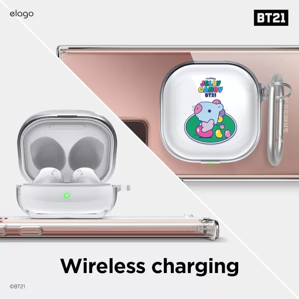 elago BT21 Case Compatible with Samsung Galaxy Buds 2 Pro Case 2022  Galaxy Buds 2 Case 2021  Galaxy Buds Pro Case 2021  Galaxy Buds Live Case 2020 Official Merchandise CHIMMYMANG