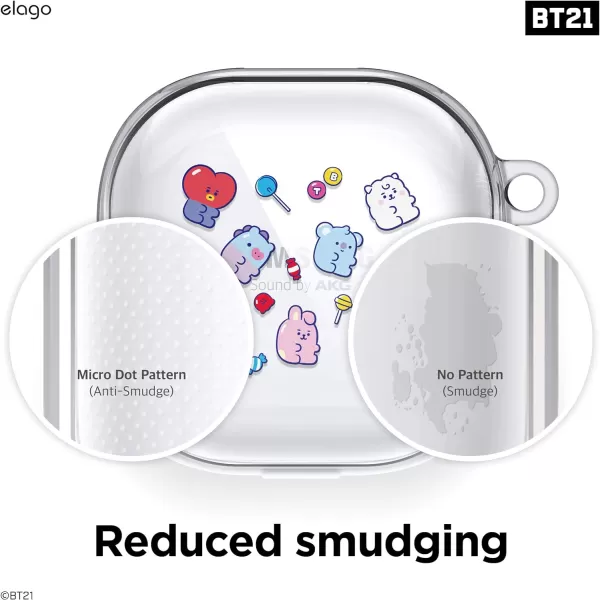 elago BT21 Case Compatible with Samsung Galaxy Buds 2 Pro Case 2022  Galaxy Buds 2 Case 2021  Galaxy Buds Pro Case 2021  Galaxy Buds Live Case 2020 Official Merchandise CHIMMY7 FLAVORS