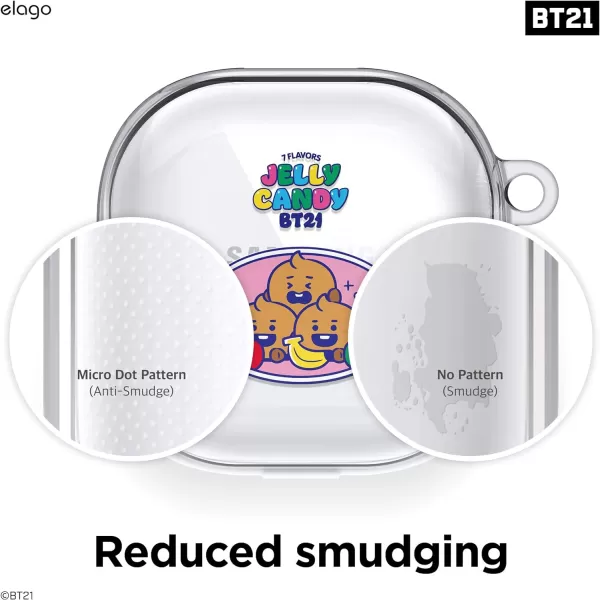 elago BT21 Case Compatible with Samsung Galaxy Buds 2 Pro Case 2022  Galaxy Buds 2 Case 2021  Galaxy Buds Pro Case 2021  Galaxy Buds Live Case 2020 Official Merchandise CHIMMYSHOOKY