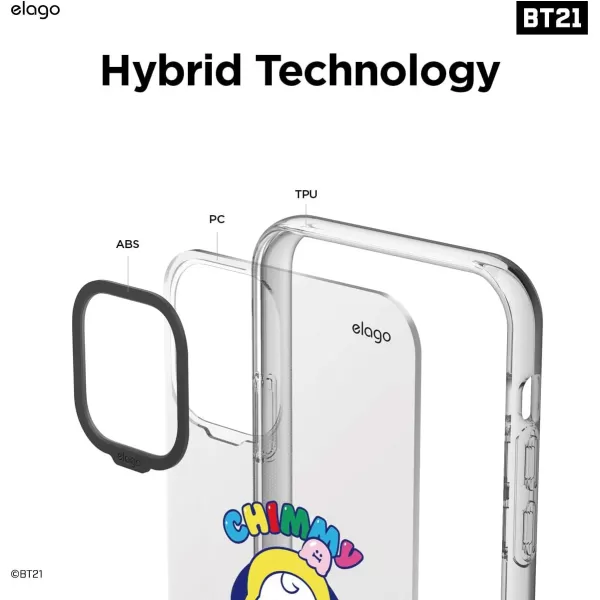 elago BT21 Hybrid Case Compatible with iPhone 11 61 Inch Durable Full Body Protection Raised Lip Screen amp Camera Protection Official Merchandise7 FlavorsCHIMMY