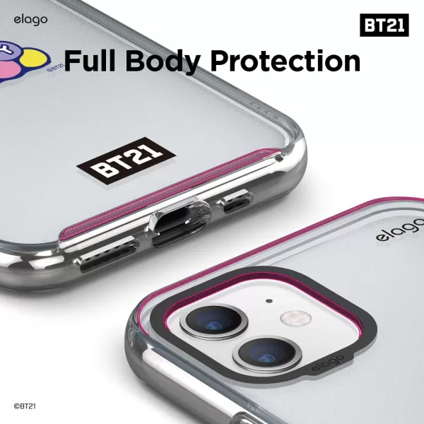 elago BT21 Hybrid Case Compatible with iPhone 11 61 Inch Durable Full Body Protection Raised Lip Screen amp Camera Protection Official Merchandise7 FlavorsKOYA