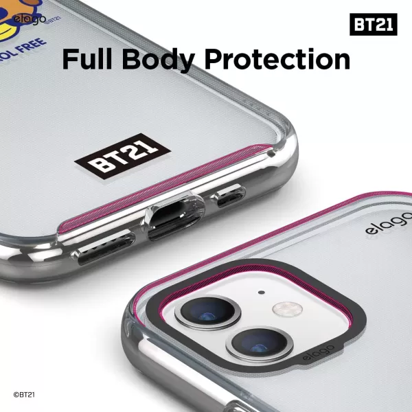 elago BT21 Hybrid Case Compatible with iPhone 11 61 Inch Durable Full Body Protection Raised Lip Screen amp Camera Protection Official Merchandise7 FlavorsSHOOKY