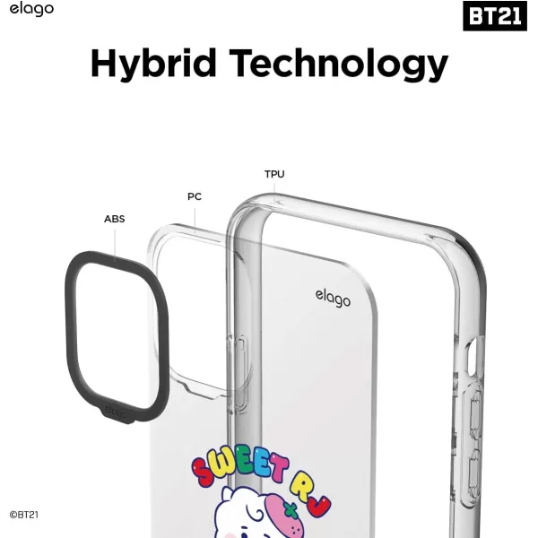 elago BT21 Hybrid Case Compatible with iPhone 11 61 Inch Durable Full Body Protection Raised Lip Screen amp Camera Protection Official Merchandise7 FlavorsRJ