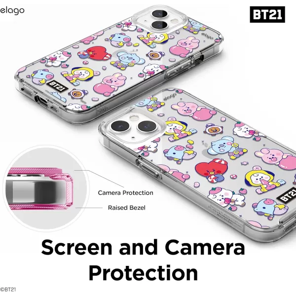 elago BT21 Hybrid Case Compatible with iPhone 13 61 Inch Durable Full Body Protection Raised Lip Screen amp Camera Protection Official Merchandise 7 Flavorselago BT21 Hybrid Case Compatible with iPhone 13 61 Inch Durable Full Body Protection Raised Lip Screen amp Camera Protection Official Merchandise 7 Flavors