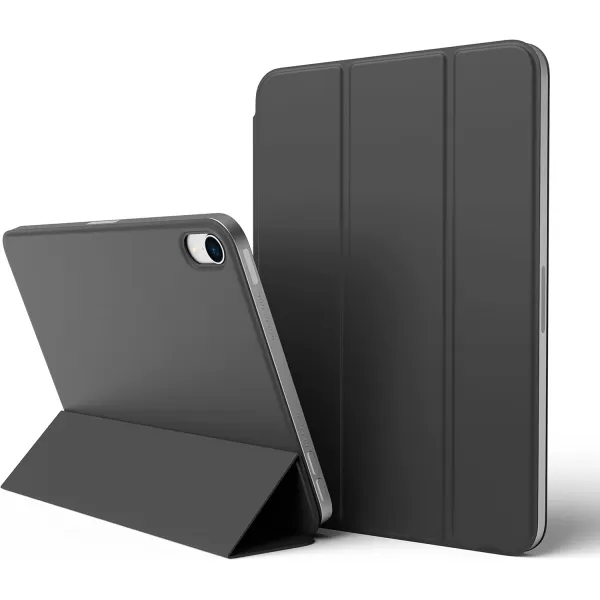 elago Case for iPad Mini 6th Generation  iPad Case with Magnetic Attachment to Metal Materials Compatible with Apple iPad Pencil and elagos Pencil case Dark GreyDark Grey