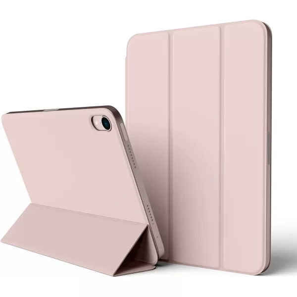 elago Case for iPad Mini 6th Generation  iPad Case with Magnetic Attachment to Metal Materials Compatible with Apple iPad Pencil and elagos Pencil case Dark GreySand Pink