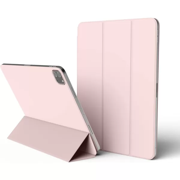 elago Case for iPad Pro 11 inch 4th 3rd 2nd Generation  iPad Case with Magnetic Attachment to Metal Materials Compatible with Apple iPad Pencil and elagos Pencil case Dark GreySand Pink