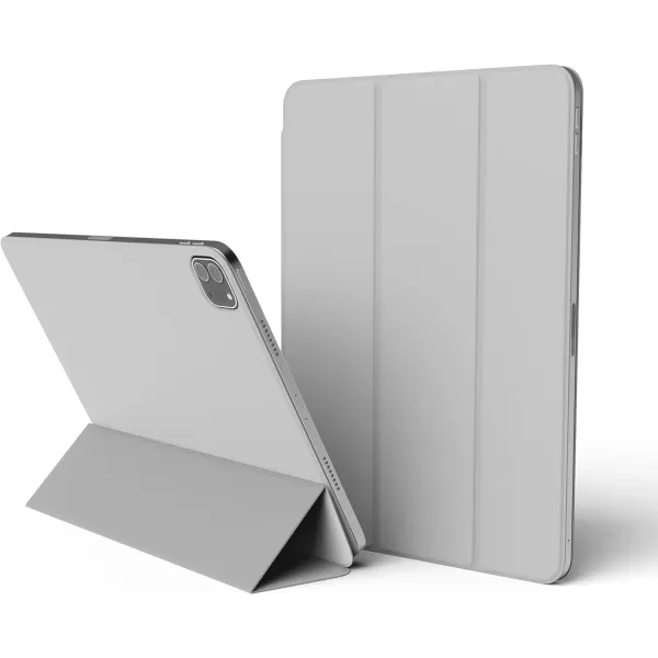 elago Case for iPad Pro 11 inch 4th 3rd 2nd Generation  iPad Case with Magnetic Attachment to Metal Materials Compatible with Apple iPad Pencil and elagos Pencil case Dark GreyLight Grey