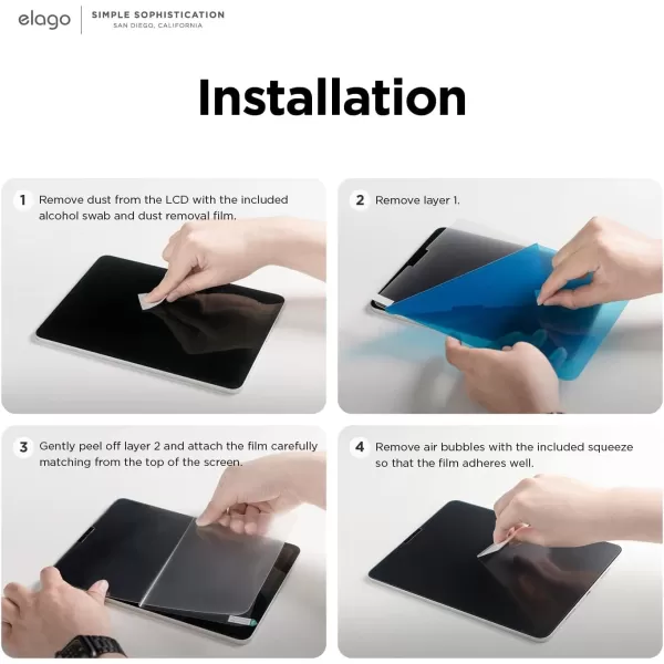 elago Paper Touch Glass Screen Protector Compatible with iPad Air 109 inch4th 5th gen iPad Pro 11 inch1st 2nd 3rd 4th gen  Paperlike texture Antifingerprint Antireflective layerelago Paper Touch Glass Screen Protector Compatible with iPad Air 109 inch4th 5th gen iPad Pro 11 inch1st 2nd 3rd 4th gen  Paperlike texture Antifingerprint Antireflective layer