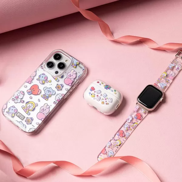 elago l BT21 Case Compatible with AirPods Pro 2nd Generation Protective Case Cover Transparent Shockproof Gel Tape Included Wireless Charging Reduce Yellowing Official Merchandise 7 Flavorselago l BT21 Case Compatible with AirPods Pro 2nd Generation Protective Case Cover Transparent Shockproof Gel Tape Included Wireless Charging Reduce Yellowing Official Merchandise 7 Flavors