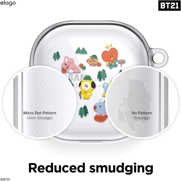 elago l BT21 Green Planet Case Compatible with Samsung Galaxy Buds 2 Pro Case 2022  Galaxy Buds 2 Case 2021  Galaxy Buds Pro Case 2021  Galaxy Buds Live Case 2020 Official ForestForest