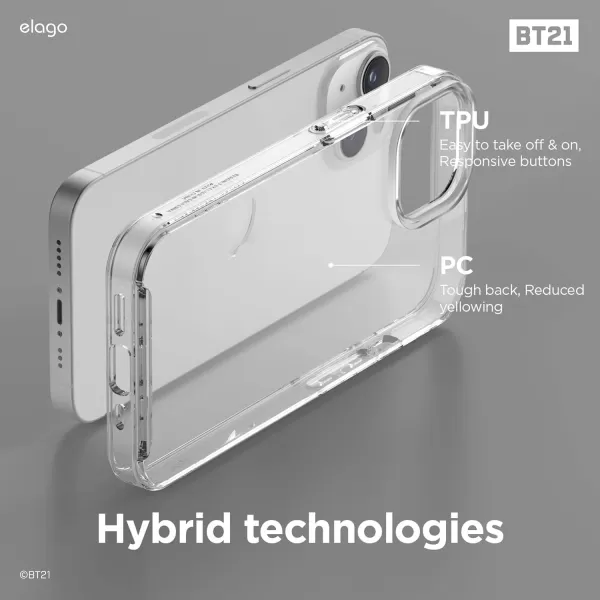 elago l BT21 Hybrid Case Compatible with iPhone 14 61 Inch Durable Full Body Protection Raised Lip Screen amp Camera Protection Official Merchandise 7 Flavorselago l BT21 Hybrid Case Compatible with iPhone 14 61 Inch Durable Full Body Protection Raised Lip Screen amp Camera Protection Official Merchandise 7 Flavors