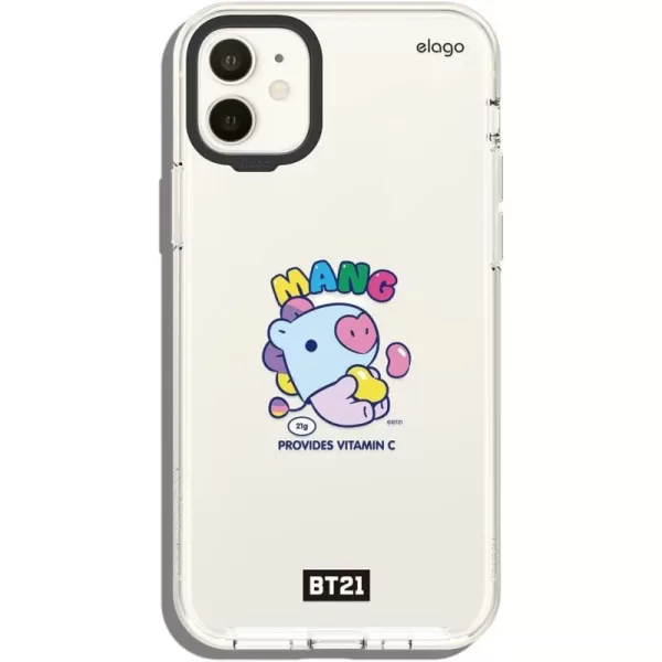 elago BT21 Hybrid Case Compatible with iPhone 11 61 Inch Durable Full Body Protection Raised Lip Screen amp Camera Protection Official Merchandise7 FlavorsMANG