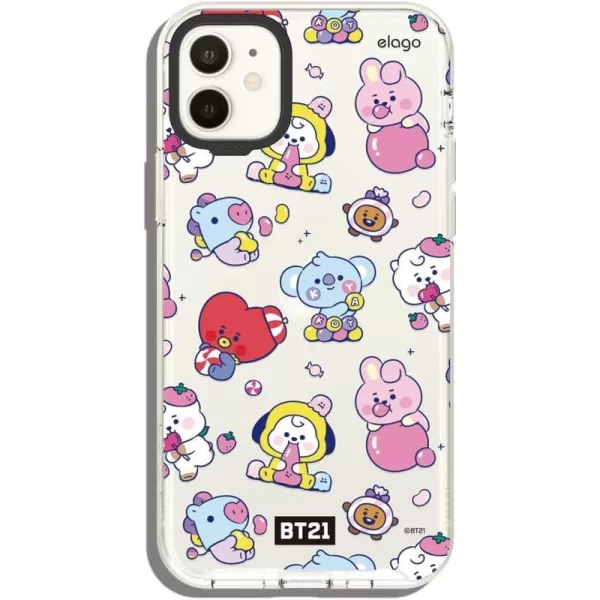 elago BT21 Hybrid Case Compatible with iPhone 11 61 Inch Durable Full Body Protection Raised Lip Screen amp Camera Protection Official Merchandise7 Flavors7 FLAVORS