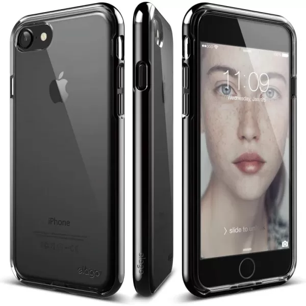 elago Dualistic Case Designed for iPhone 8  iPhone 7 Piano Black