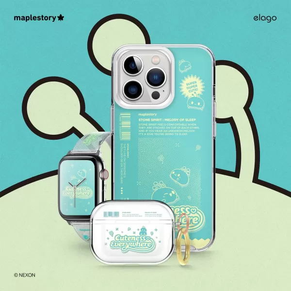 elago  MapleStory Collection Case Compatible with iPhone 13 Mini Case Durable Full Body Protection Raised Lip Screen amp Camera Protection Official Merchandise MapleStory Stone SpiritMapleStory stone spirit