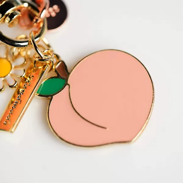 elago AirPods Keyring PEACH  Charm for AirPods Handbag Tote Purse Backpack Bag Car Key Durable Keychain Sturdy material Cute Accessories for Womenelago AirPods Keyring PEACH  Charm for AirPods Handbag Tote Purse Backpack Bag Car Key Durable Keychain Sturdy material Cute Accessories for Women