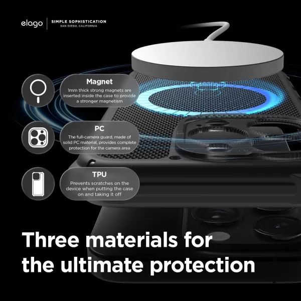 elago Compatible with iPhone 15 Pro Case Compatible with MagSafe Armor Case US Military Grade Drop Protection Carbon Fiber Texture Tough Rugged Design Shockproof Bumper Cover 61 inch Blackelago Compatible with iPhone 15 Pro Case Compatible with MagSafe Armor Case US Military Grade Drop Protection Carbon Fiber Texture Tough Rugged Design Shockproof Bumper Cover 61 inch Black