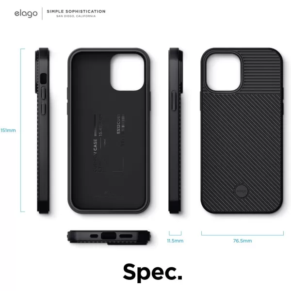 elago Protective Cushion Case Compatible with iPhone 12 and Compatible with iPhone 12 Pro 2020 Black  Shock Absorbing Design Supports Magsafeelago Protective Cushion Case Compatible with iPhone 12 and Compatible with iPhone 12 Pro 2020 Black  Shock Absorbing Design Supports Magsafe