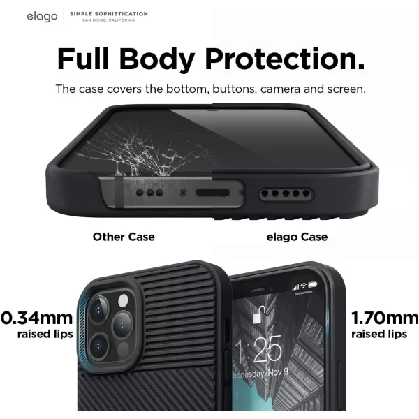 elago Protective Cushion Case Compatible with iPhone 12 and Compatible with iPhone 12 Pro 2020 Black  Shock Absorbing Design Supports Magsafeelago Protective Cushion Case Compatible with iPhone 12 and Compatible with iPhone 12 Pro 2020 Black  Shock Absorbing Design Supports Magsafe