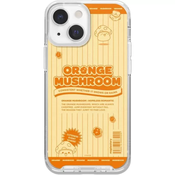 elago  MapleStory Collection Case Compatible with iPhone 13 Mini Case Durable Full Body Protection Raised Lip Screen amp Camera Protection Official Merchandise MapleStory Stone SpiritMapleStory orange mushroom