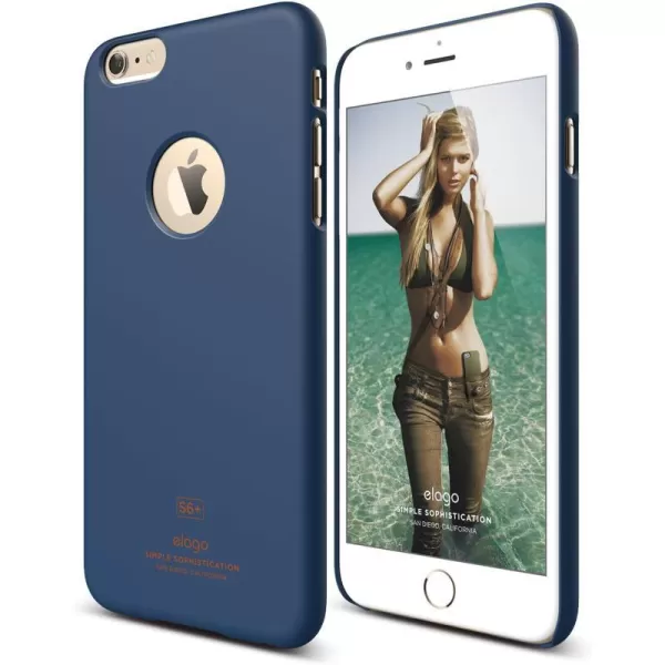 elago Slimfit Case for The iPhone 66S Plus 55inch  HD Professional Screen Film Included  Full Retail Packaging Soft Feel Jean IndigoSoft feel Jean Indigo