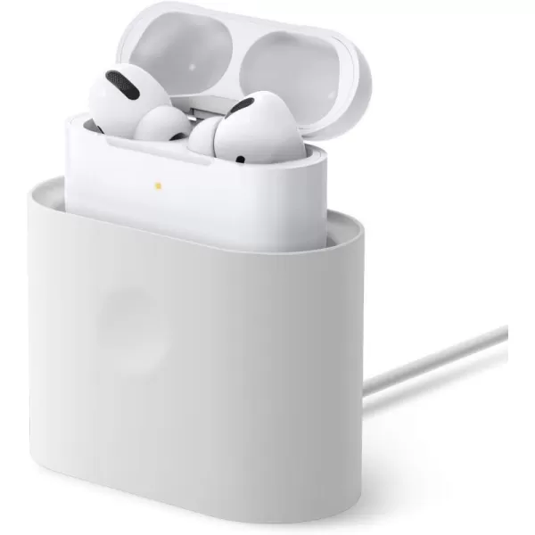 elago Stand Charging Dock Compatible with AirPods Pro 1st amp 2nd Generation AirPods 3rd Generation Durable Silicone Compatible with Authentic Apple Cables ONLY USBC to Lightning Cable BlackWhite