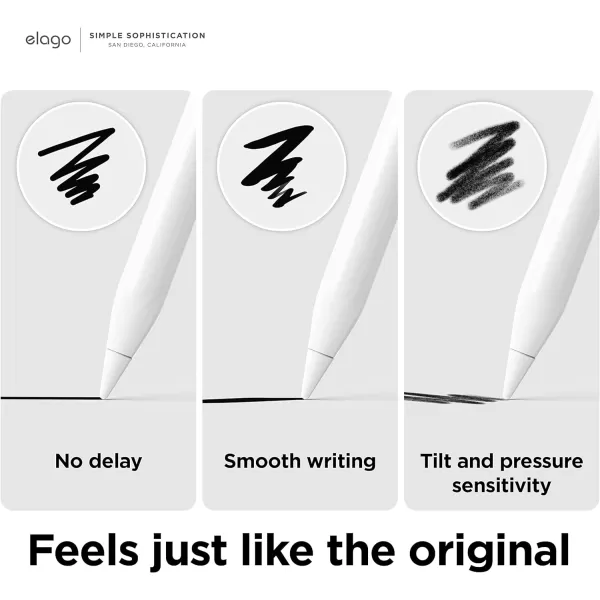 elago 4 Pack Replacement Pencil Tips Compatible with Apple Pencil 1st amp 2nd Generation and Apple Pencil USBC WearResistant High Sensitivity Pencil Nibselago 4 Pack Replacement Pencil Tips Compatible with Apple Pencil 1st amp 2nd Generation and Apple Pencil USBC WearResistant High Sensitivity Pencil Nibs