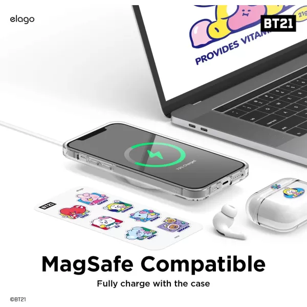 elago BT21 Hybrid Case Compatible with iPhone 12 Mini 54 Inch Durable Full Body Protection Raised Lip Screen amp Camera Protection Official Merchandise CookyCHIMMY