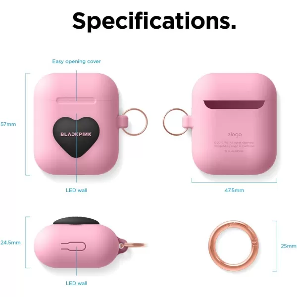 elago Blackpink AirPods Case Designed for Apple AirPods 1amp2  Official Merchandiseelago Blackpink AirPods Case Designed for Apple AirPods 1amp2  Official Merchandise