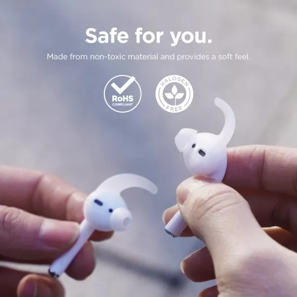 elago Earbuds Hook Cover Compatible with Apple AirPods 2 amp 1 or EarPods Ergonomic Design Durable Construction Full Access 4 Pairs 2 Large  2 Small Nightglow Blueelago Earbuds Hook Cover Compatible with Apple AirPods 2 amp 1 or EarPods Ergonomic Design Durable Construction Full Access 4 Pairs 2 Large  2 Small Nightglow Blue